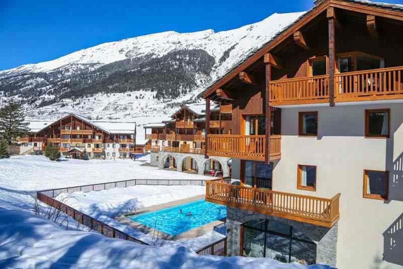 Residence Les Alpages 4 Etoiles - Appartement 4 Personnes - Piscine, Hammam, Sauna, Jacuzzi - Valcenis 73480 Lanslebourg-Mont-Cenis Buitenkant foto